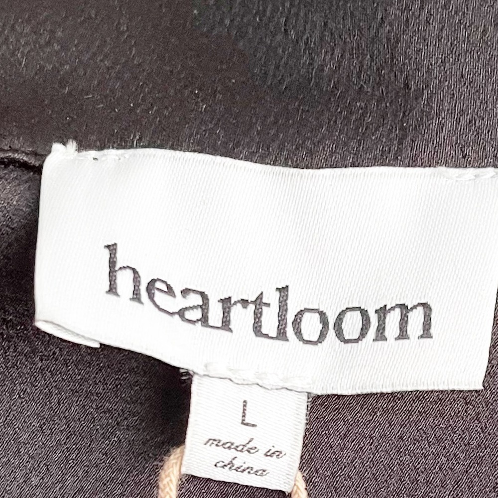 Heartloom Ariella Black Satin Top - Picture 6 of 9